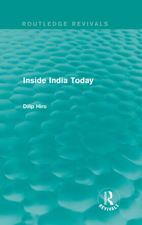 Hiro |  Inside India Today | Buch |  Sack Fachmedien