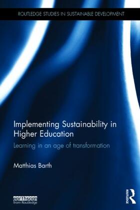 Barth |  Implementing Sustainability in Higher Education | Buch |  Sack Fachmedien