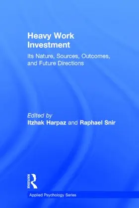 Harpaz / Snir |  Heavy Work Investment | Buch |  Sack Fachmedien