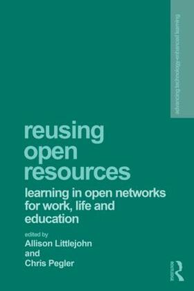 Littlejohn / Pegler |  Reusing Open Resources | Buch |  Sack Fachmedien