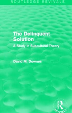 Downes |  The Delinquent Solution | Buch |  Sack Fachmedien