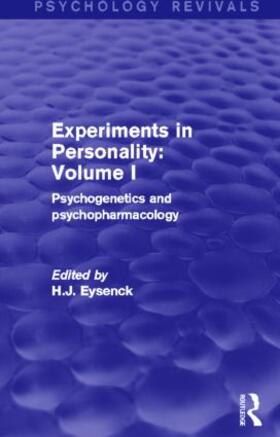 Eysenck |  Experiments in Personality | Buch |  Sack Fachmedien