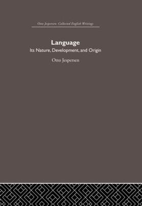 Jespersen |  Language | Buch |  Sack Fachmedien