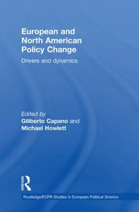 Capano / Howlett |  European and North American Policy Change | Buch |  Sack Fachmedien