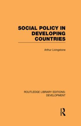 Livingstone |  Social Policy in Developing Countries | Buch |  Sack Fachmedien