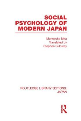 Mita |  Social Psychology of Modern Japan | Buch |  Sack Fachmedien