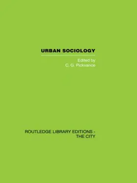 Pickvance |  Urban Sociology | Buch |  Sack Fachmedien