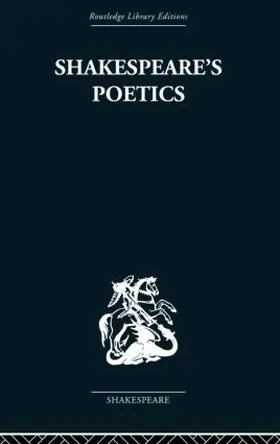 Fraser |  Shakespeare's Poetics | Buch |  Sack Fachmedien