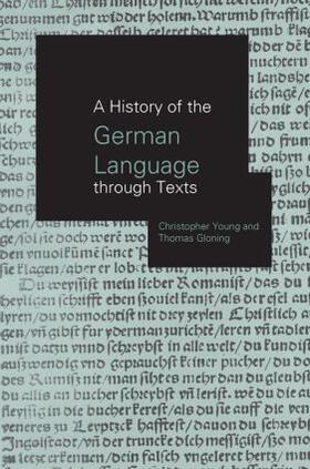 Young / Gloning |  A History of the German Language Through Texts | Buch |  Sack Fachmedien