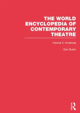 Holmberg / Solorzano |  World Encyclopedia of Contemporary Theatre | Buch |  Sack Fachmedien