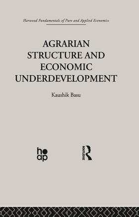 Basu |  Agrarian Structure and Economic Underdevelopment | Buch |  Sack Fachmedien
