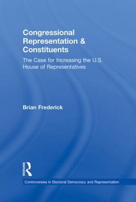 Frederick |  Congressional Representation & Constituents | Buch |  Sack Fachmedien