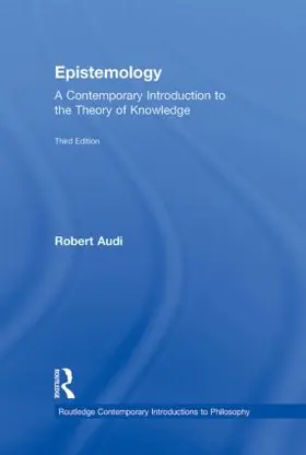 Audi |  Epistemology | Buch |  Sack Fachmedien