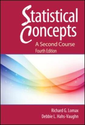 Lomax / Hahs-Vaughn |  Statistical Concepts - A Second Course | Buch |  Sack Fachmedien