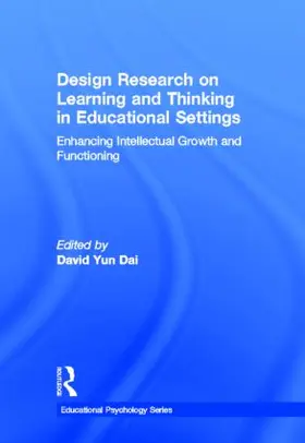 Dai |  Design Research on Learning and Thinking in Educational Settings | Buch |  Sack Fachmedien