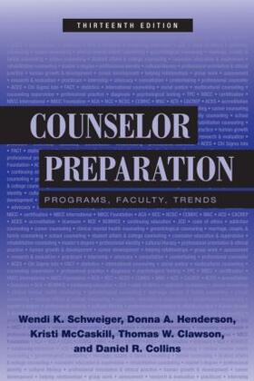 Schweiger / Henderson / McCaskill |  Counselor Preparation | Buch |  Sack Fachmedien