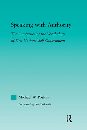 Posluns |  Speaking with Authority | Buch |  Sack Fachmedien