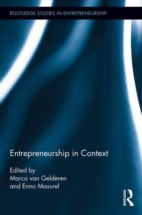 van Gelderen / Masurel |  Entrepreneurship in Context | Buch |  Sack Fachmedien