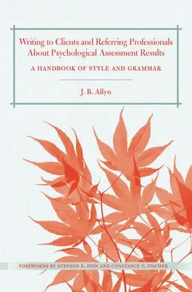 Allyn |  Writing to Clients and Referring Professionals about Psychological Assessment Results | Buch |  Sack Fachmedien