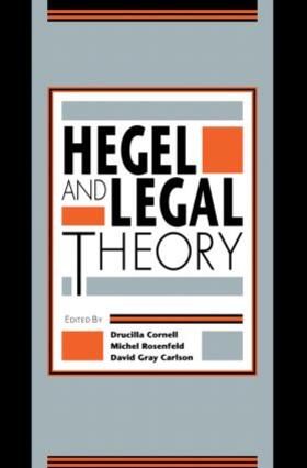 Cornell / Rosenfeld / Carlson |  Hegel and Legal Theory | Buch |  Sack Fachmedien