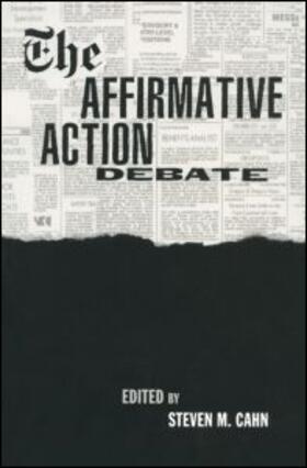 Cahn |  The Affirmative Action Debate | Buch |  Sack Fachmedien