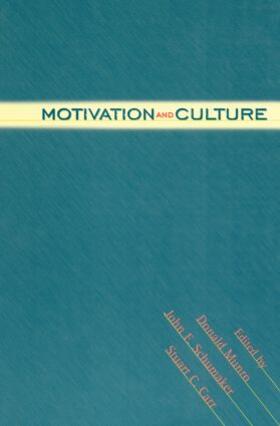 Munro / Schumaker / Carr |  Motivation and Culture | Buch |  Sack Fachmedien