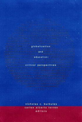 Burbules / Torres |  Globalization and Education | Buch |  Sack Fachmedien