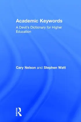 Nelson / Watt |  Academic Keywords | Buch |  Sack Fachmedien