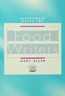 Allen |  Resource Guide for Food Writers | Buch |  Sack Fachmedien