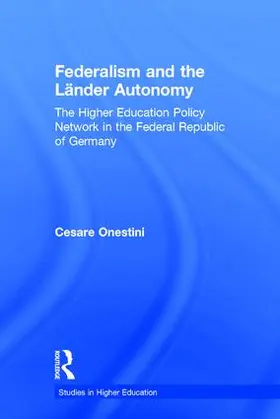 Onestini |  Federalism and the Lander Autonomy | Buch |  Sack Fachmedien