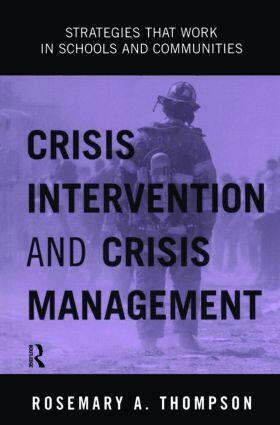 Thompson |  Crisis Intervention and Crisis Management | Buch |  Sack Fachmedien