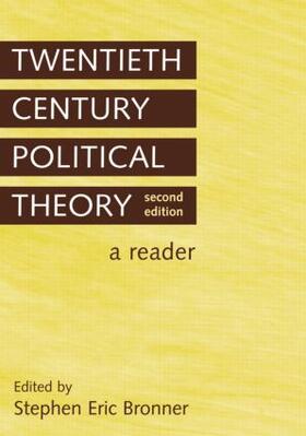 Bronner |  Twentieth Century Political Theory | Buch |  Sack Fachmedien