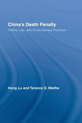 Lu / Miethe |  China's Death Penalty | Buch |  Sack Fachmedien