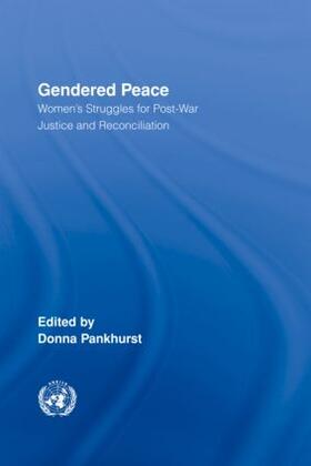 Pankhurst |  Gendered Peace | Buch |  Sack Fachmedien