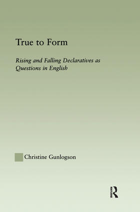 Gunlogson |  True to Form | Buch |  Sack Fachmedien
