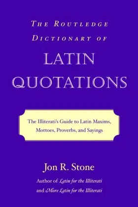 Stone |  The Routledge Dictionary of Latin Quotations | Buch |  Sack Fachmedien