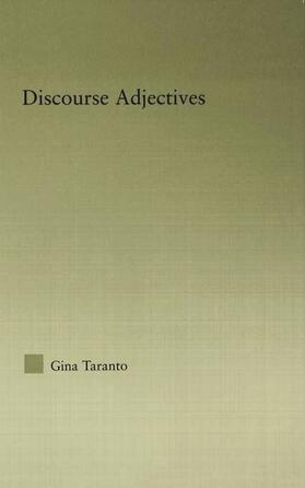 Taranto |  Discourse Adjectives | Buch |  Sack Fachmedien