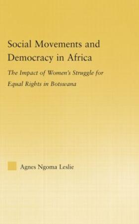 Leslie |  Social Movements and Democracy in Africa | Buch |  Sack Fachmedien
