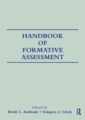 Andrade / Cizek |  Handbook of Formative Assessment | Buch |  Sack Fachmedien