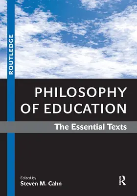 Cahn |  Philosophy of Education | Buch |  Sack Fachmedien