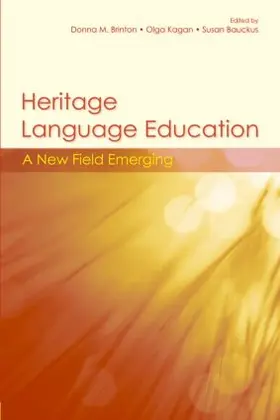 Bauckus / Brinton / Kagan |  Heritage Language Education | Buch |  Sack Fachmedien