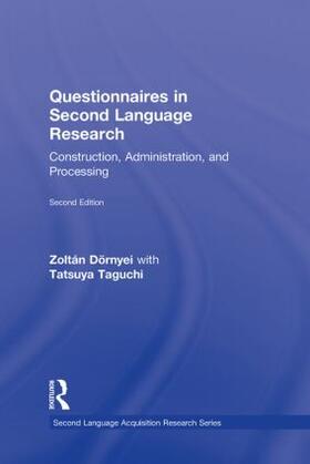 Dornyei / Dörnyei / Taguchi |  Questionnaires in Second Language Research | Buch |  Sack Fachmedien