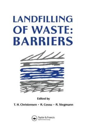 Cossu / Stegmann / Christensen |  Landfilling of Waste | Buch |  Sack Fachmedien