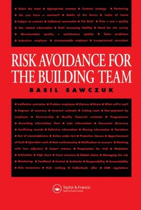 Sawczuk |  Risk Avoidance for the Building Team | Buch |  Sack Fachmedien