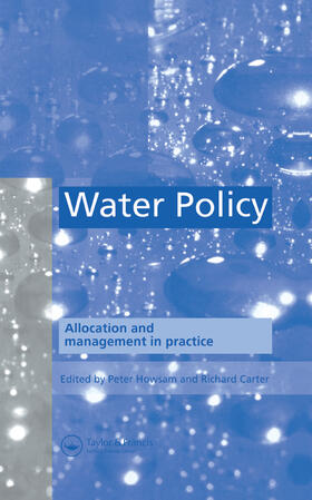Howsam / Carter |  Water Policy | Buch |  Sack Fachmedien