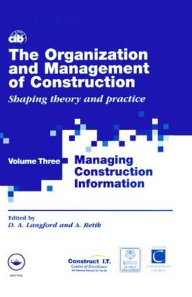 Langford / Retik |  The Organization and Management of Construction | Buch |  Sack Fachmedien