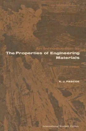 Pascoe |  An Introduction to the Properties of Engineering Materials | Buch |  Sack Fachmedien