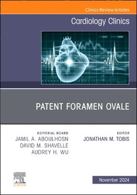 Tobis |  Patent Foramen Ovale, an Issue of Cardiology Clinics | Buch |  Sack Fachmedien