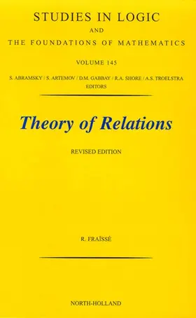 Fraisse |  Theory of Relations | Buch |  Sack Fachmedien