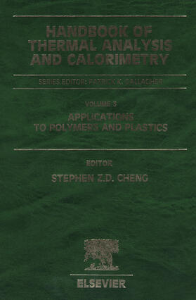 Cheng |  Handbook of Thermal Analysis and Calorimetry | Buch |  Sack Fachmedien